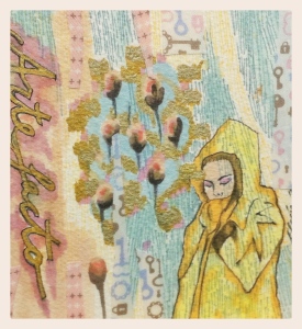 "Facto de arte", 2015 Acuarela sobre papel  10 x12 cm 20 euros 